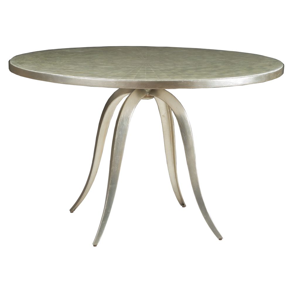 Dining Tables Capiz Round Dining Table - Champagne