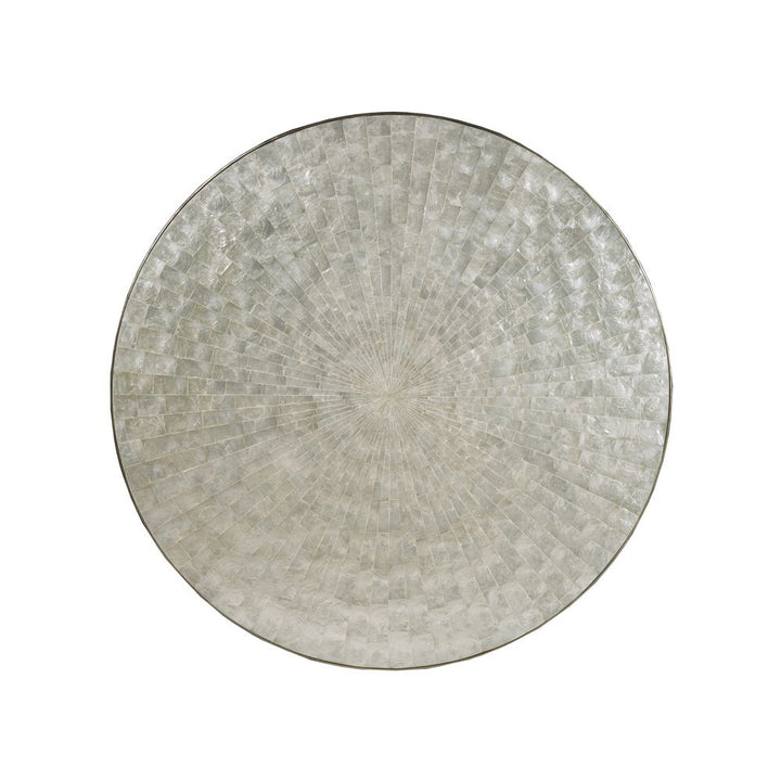 Dining Tables Capiz Round Dining Table - Champagne
