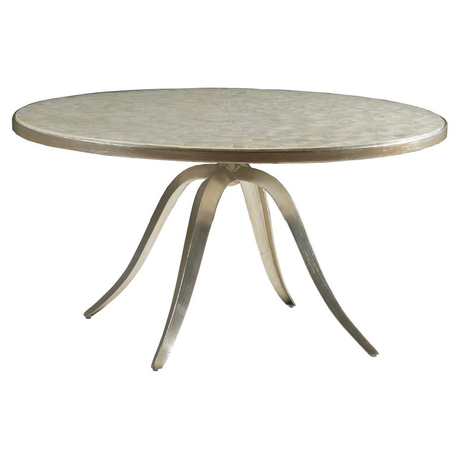 Coffee Tables Capiz Round Cocktail - Champagne
