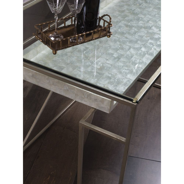 Desks Cumulus Capiz Writing Table - Champagne