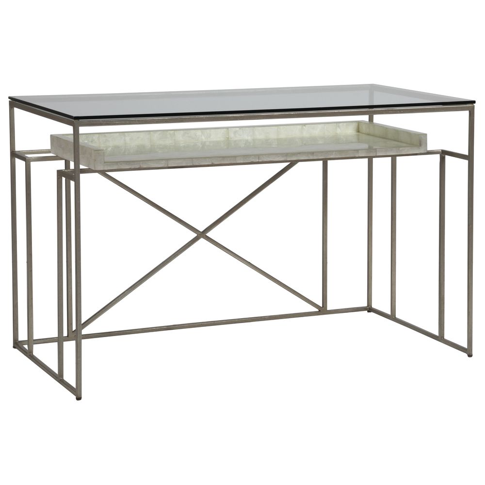 Desks Cumulus Capiz Writing Table - Champagne