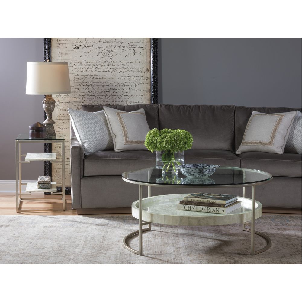 Side Tables Cumulus Capiz Tier Table - Champagne