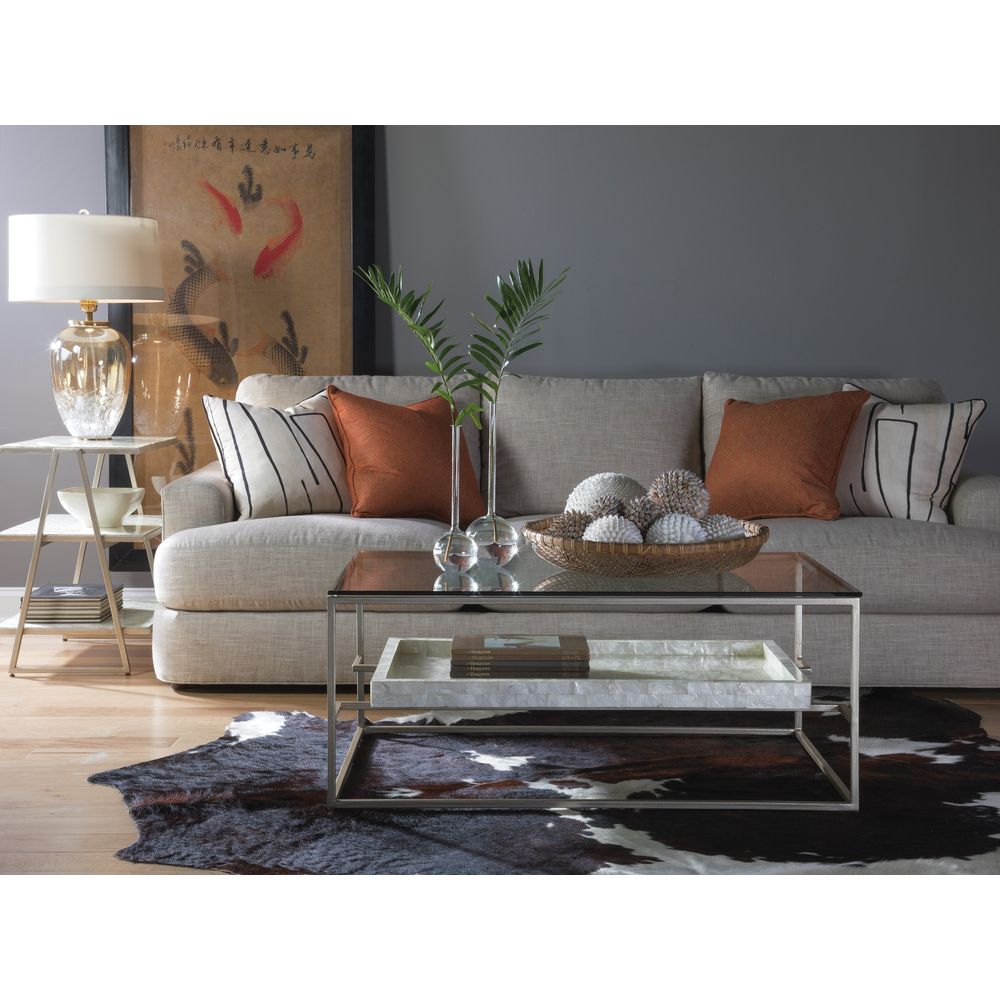 Coffee Tables Cumulus Capiz Rectangular Cocktail Table - Champagne