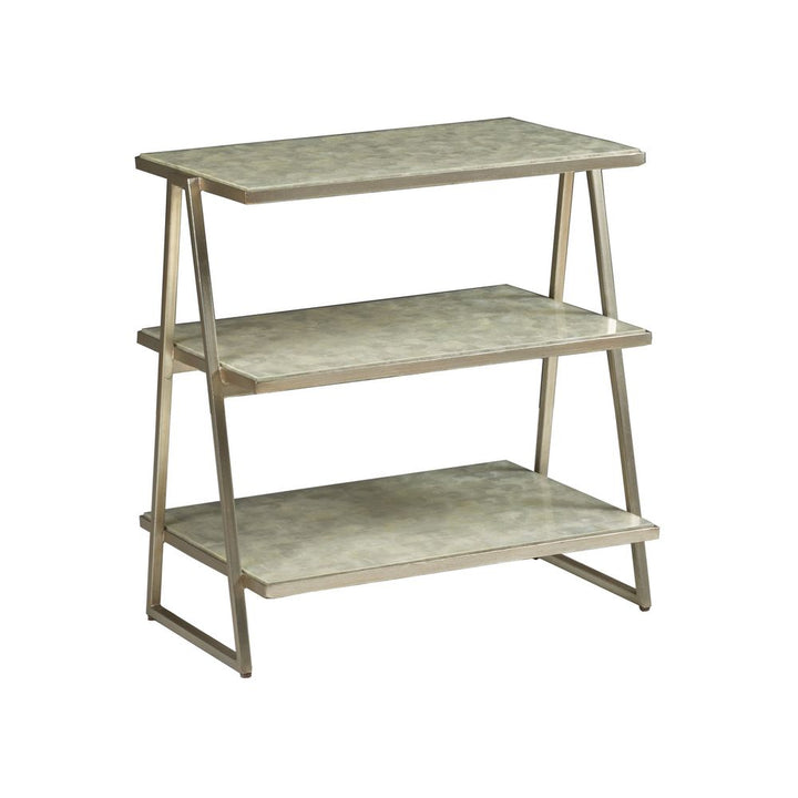 Side Tables Cumulus Capiz Triangular Tier Table - Champagne