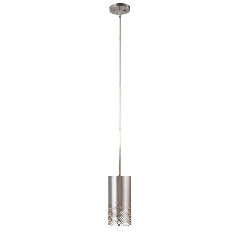 Manheim 1 Light Pendant - Nickel-Uttermost-UTTM-21568-Pendants-2-France and Son