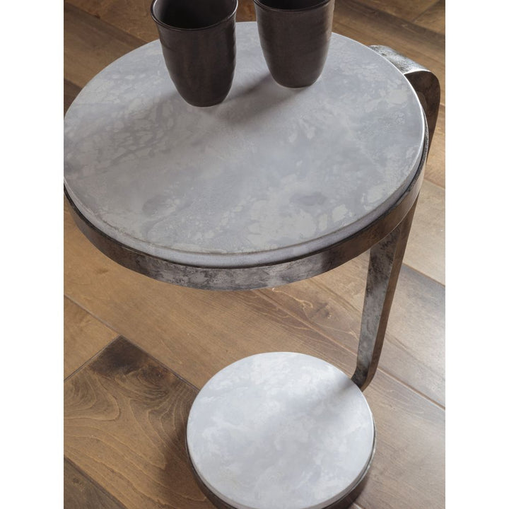 Side Tables Otto Round Spot Table - Natural Iron