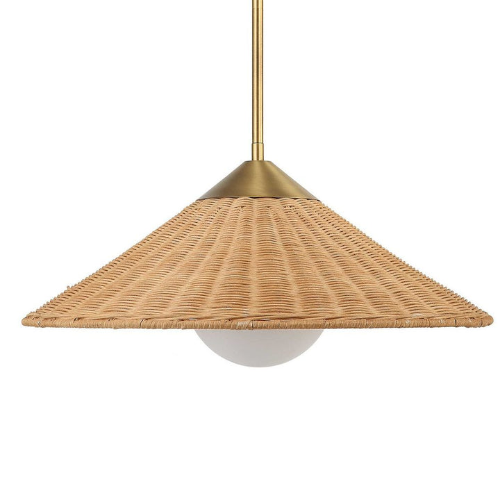 Phuvinh - 1 Light Rattan - Shade Pendant-Uttermost-UTTM-21590-Pendants-1-France and Son