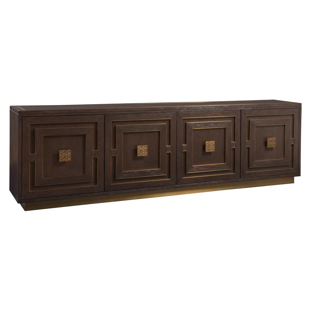 TV Stands & Media Consoles Verbatim Long Media Console - Dark Brown