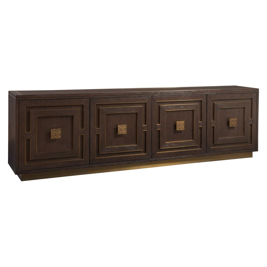 TV Stands & Media Consoles Verbatim Long Media Console - Dark Brown