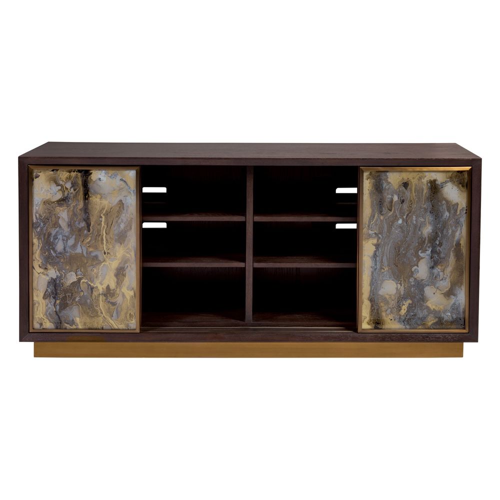 Verbatim Media Console - Eglomise Panels