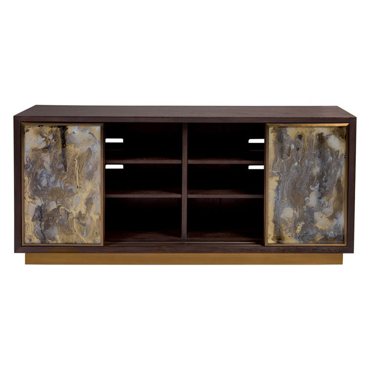 Verbatim Media Console - Eglomise Panels
