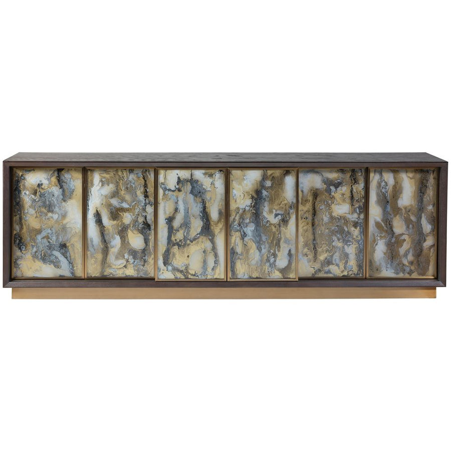 TV Stands & Media Consoles Verbatim Long Media Console - Eglomise Panels