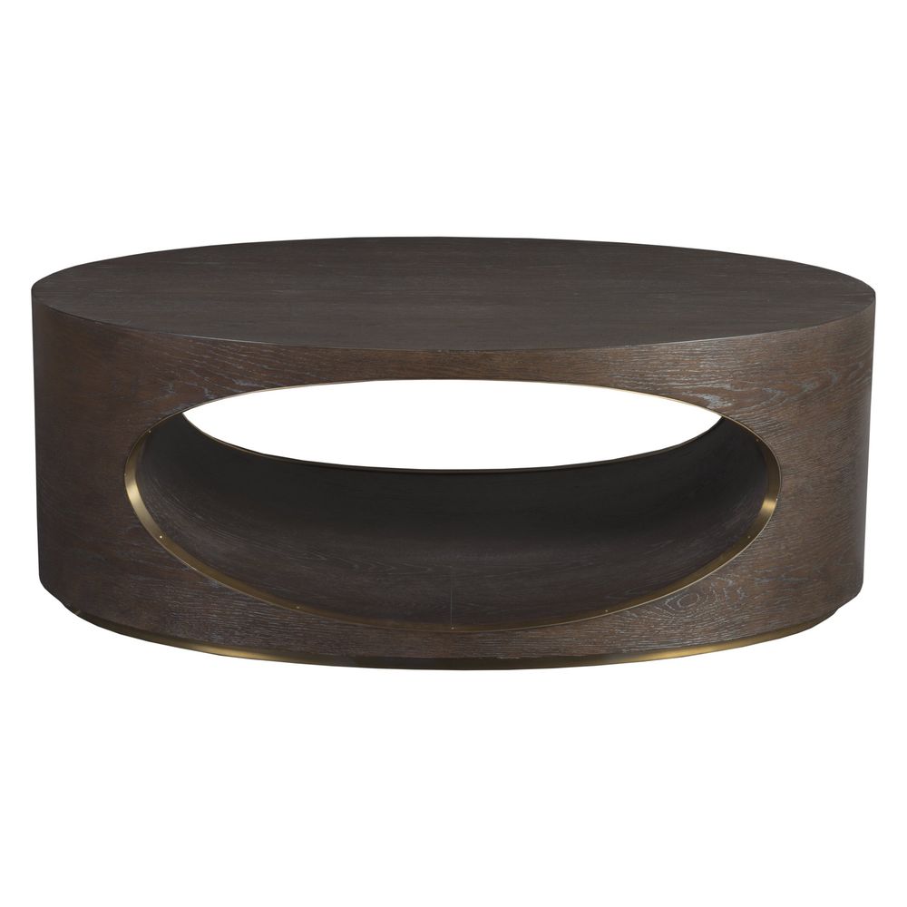 Verbatim Oval Cocktail Table - Dark Brown
