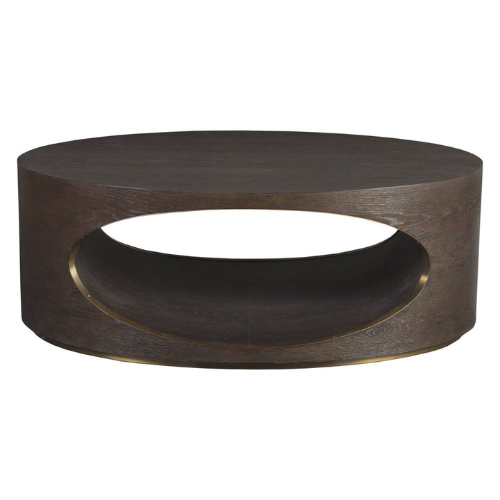 Verbatim Oval Cocktail Table - Dark Brown