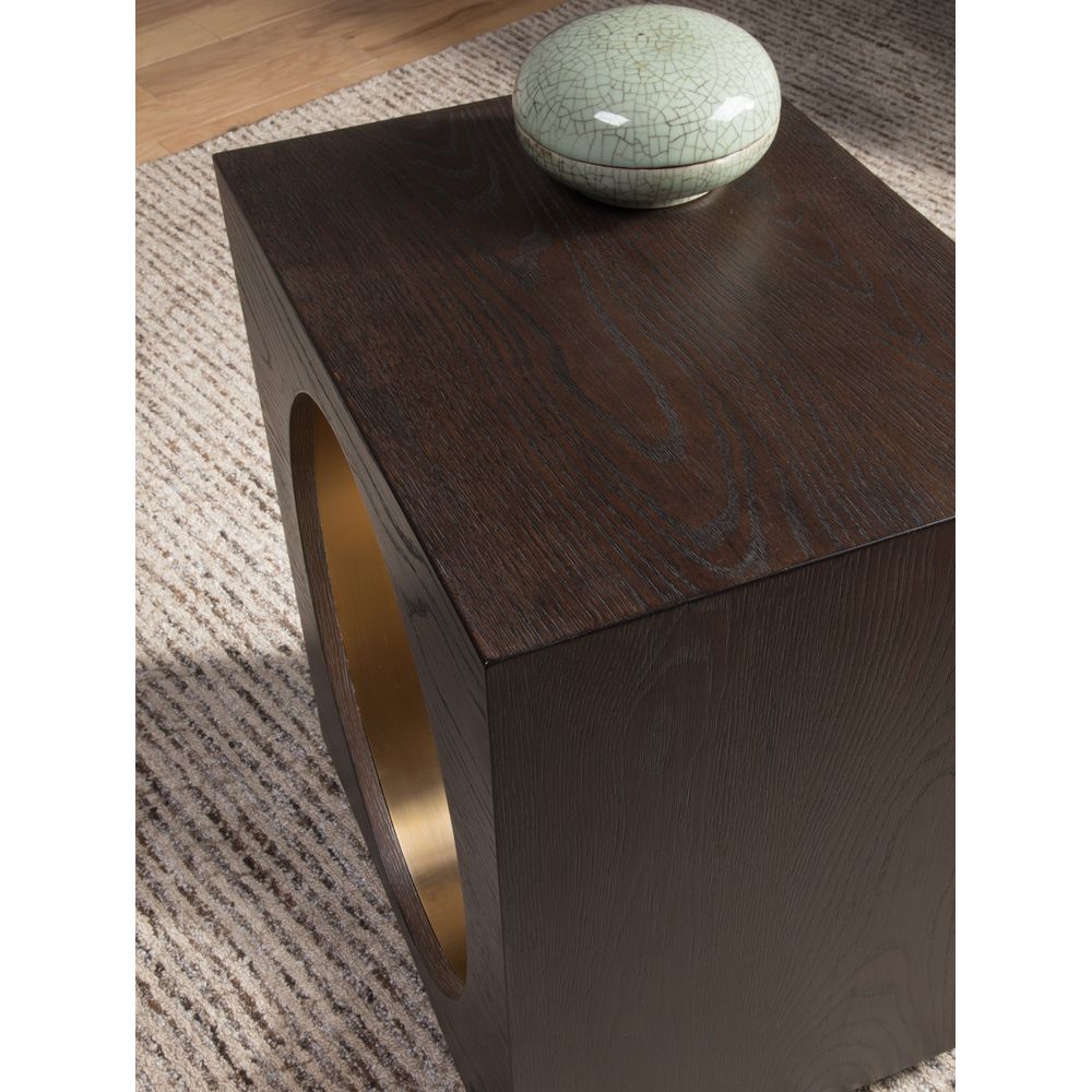 Side Tables Verbatim Rectangular End Table - Dark Brown