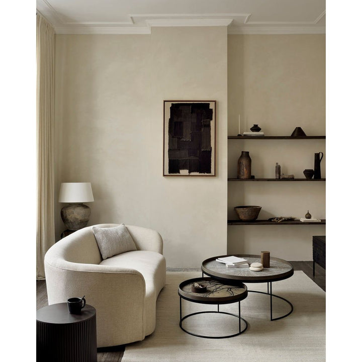 Coffee Tables Tray Coffee Table Set - Black - 37"