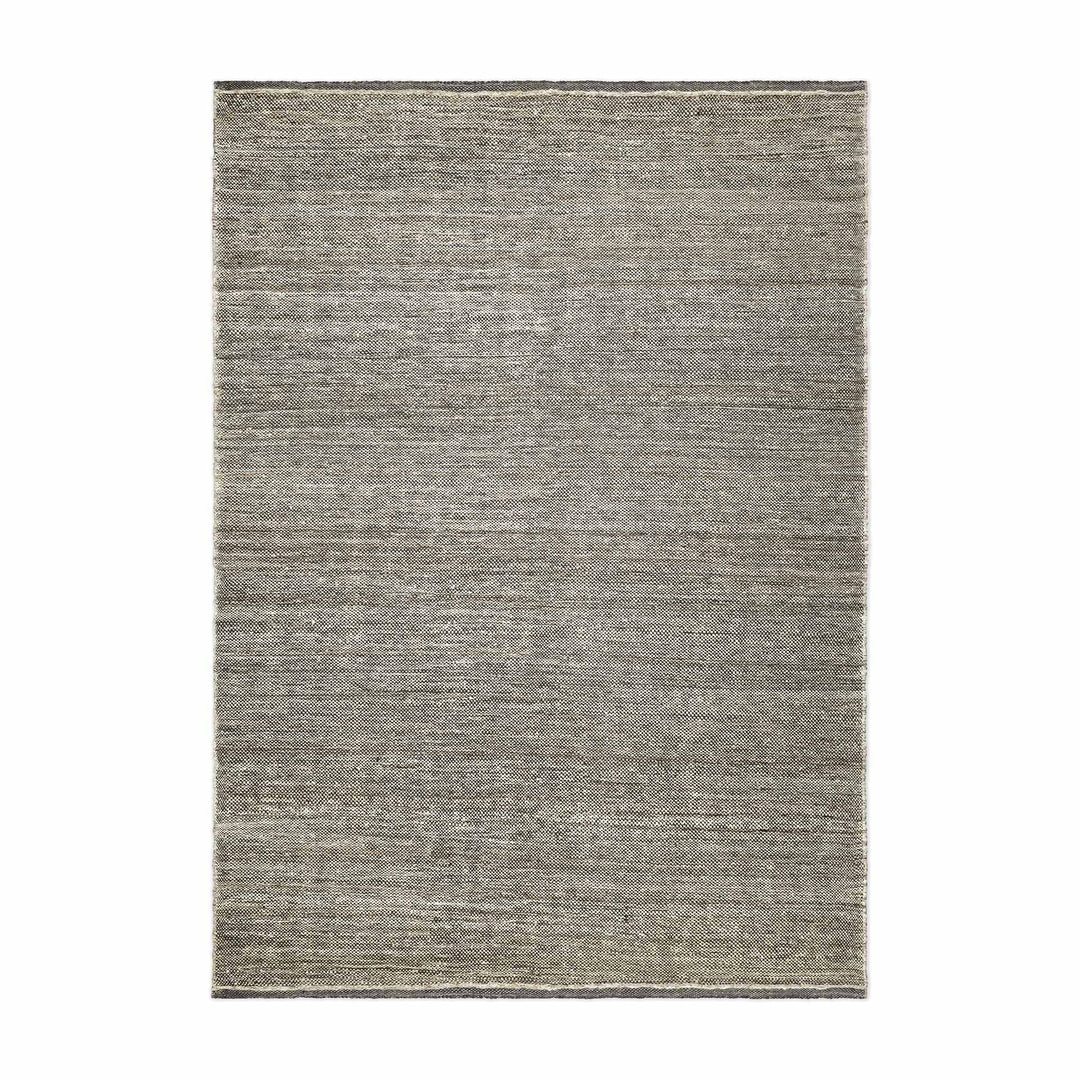 Checked Kilim Rug - Grey