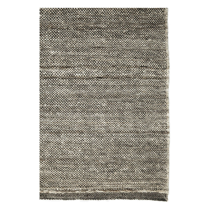 Checked Kilim Rug - Grey