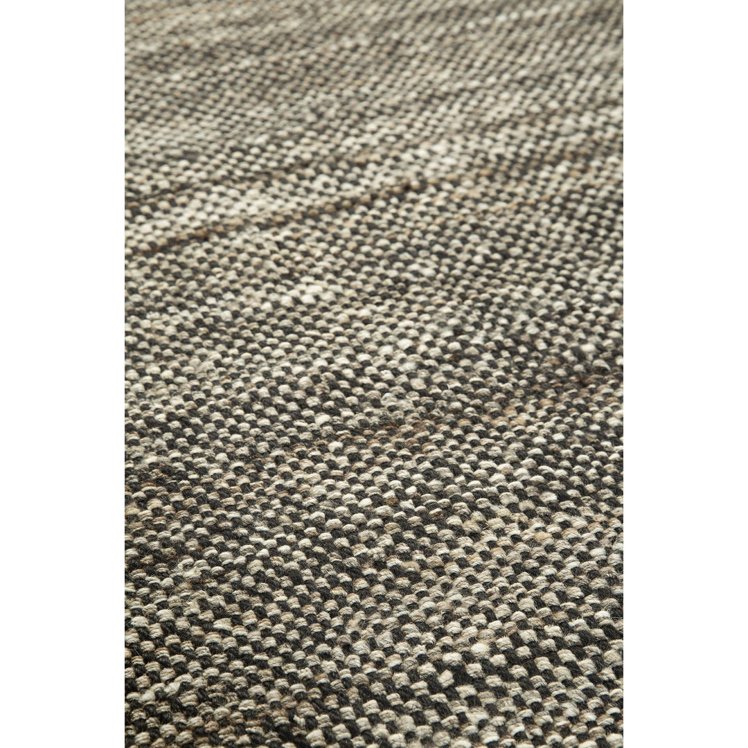 Checked Kilim Rug - Grey