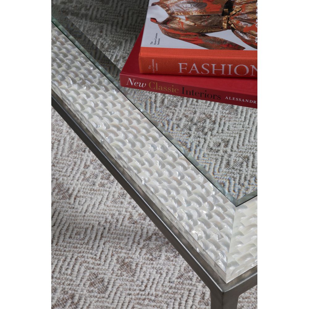 Coffee Tables Brilliante Small Cocktail Table - Silver Foil
