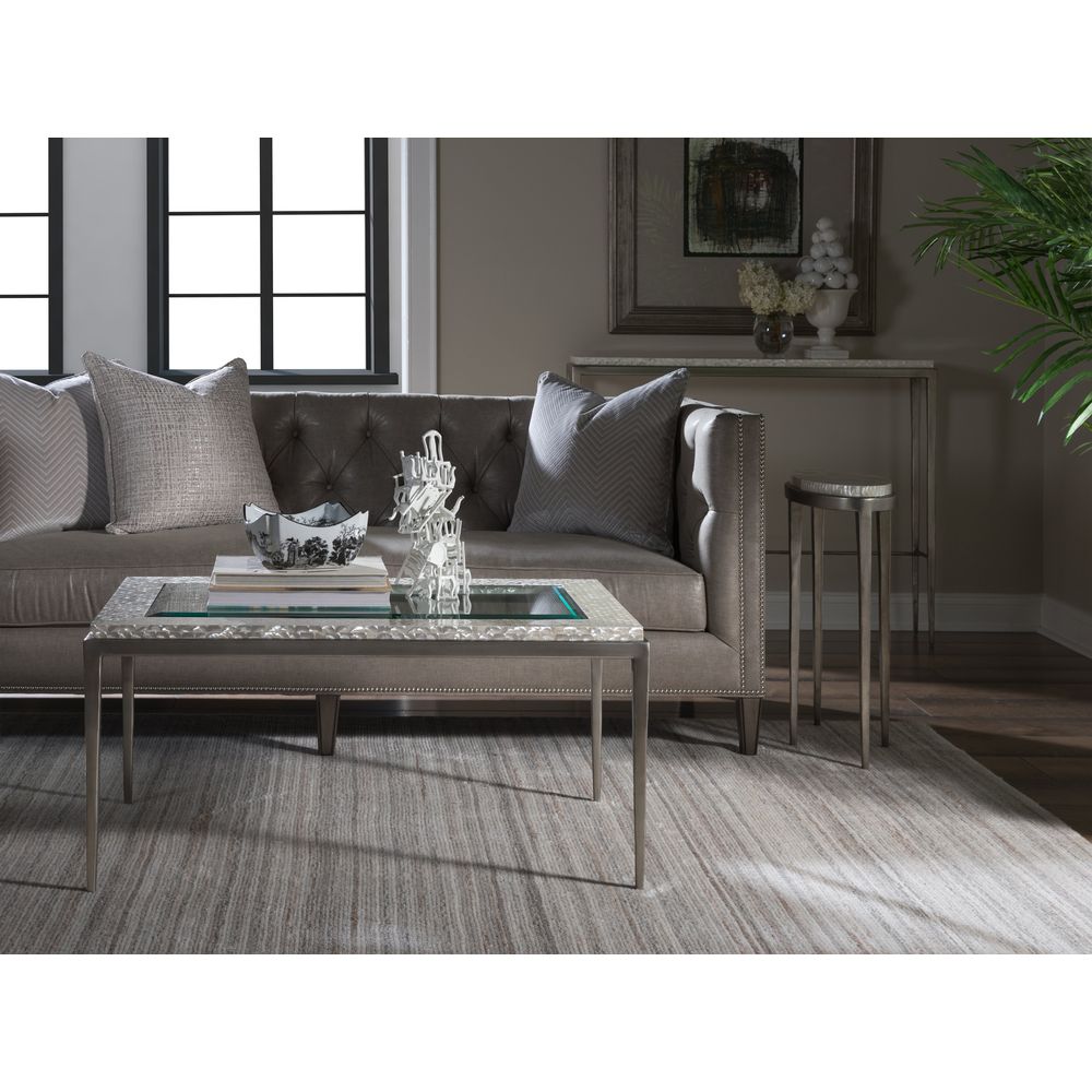 Coffee Tables Brilliante Small Cocktail Table - Silver Foil