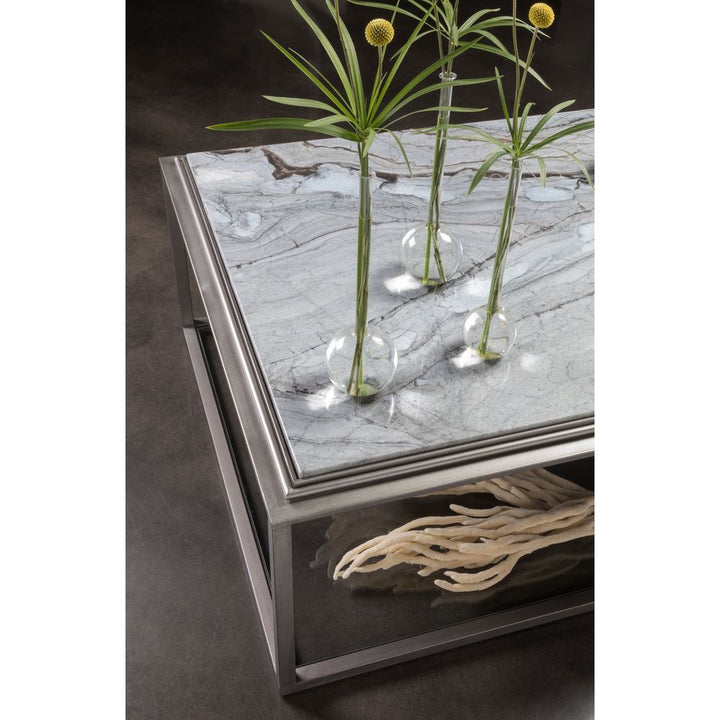 Coffee Tables Treville Rectangular Cocktail Table - Silver Leaf