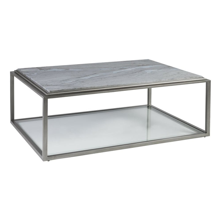 Coffee Tables Treville Rectangular Cocktail Table - Silver Leaf