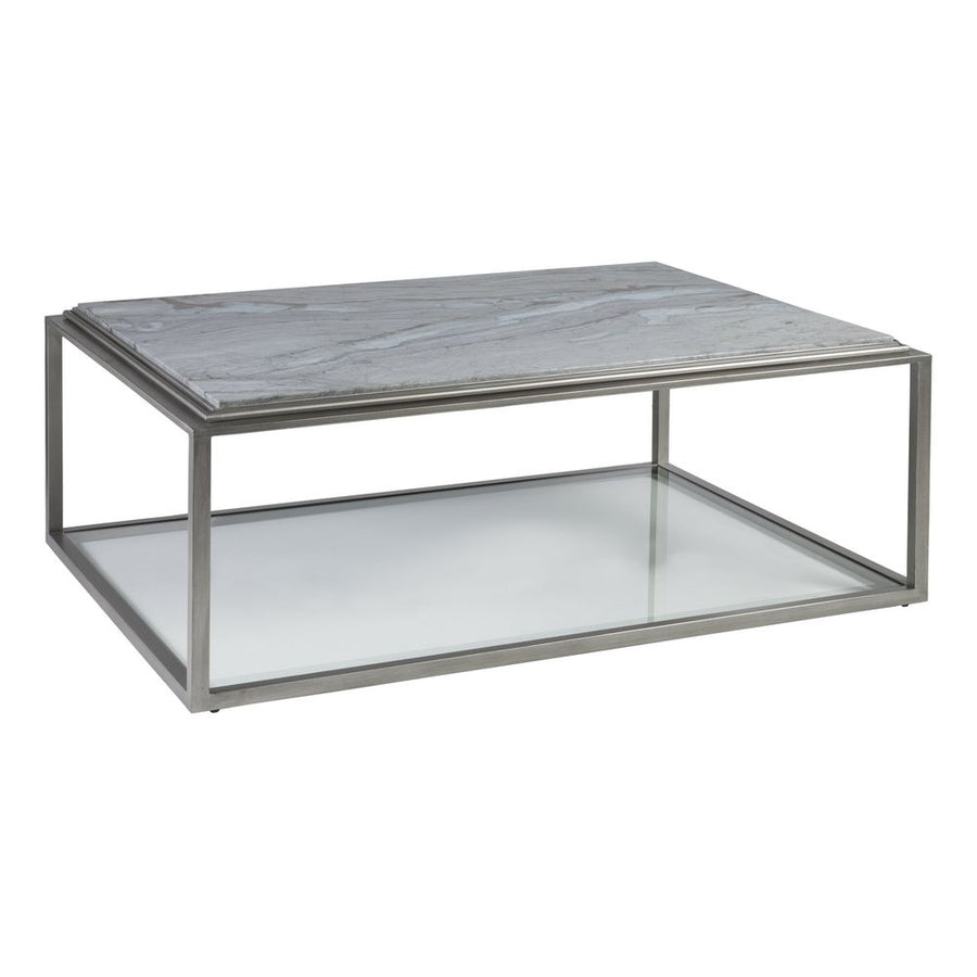 Coffee Tables Treville Rectangular Cocktail Table - Silver Leaf