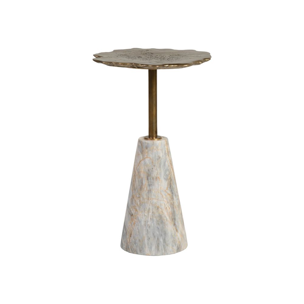 Side Tables Moriarty Round Spot Table - Zinc