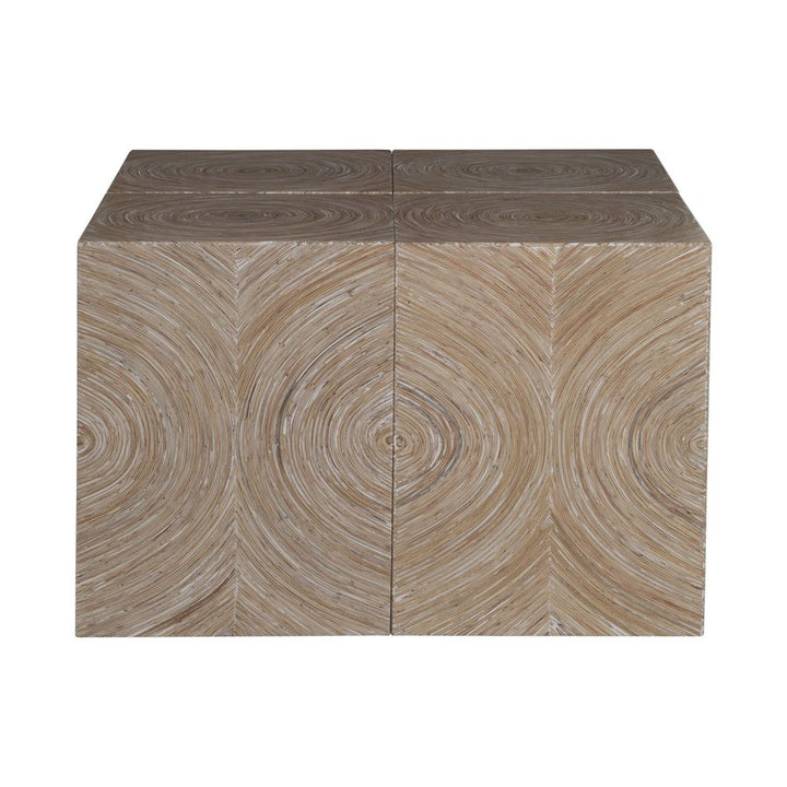 Bora White Spot Bunching Table - White