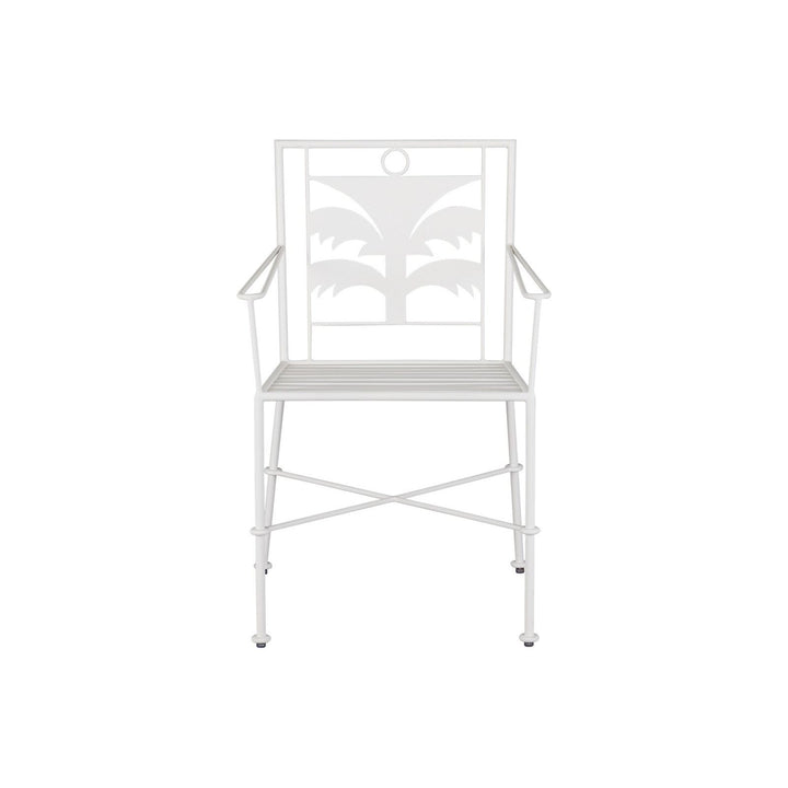 Las Palmas White Armchair