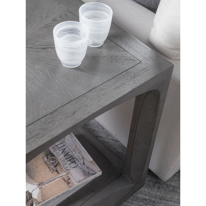 Side Tables Appellation Square End Table - Gray