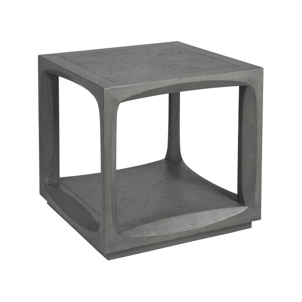 Side Tables Appellation Square End Table - Gray