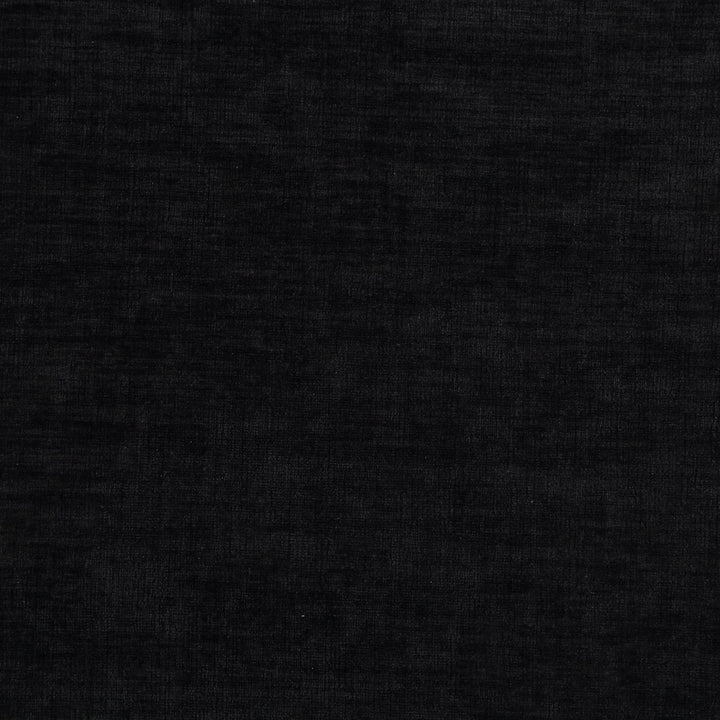 Edison Chenille Fabric Upholstered Bench — Black / Black