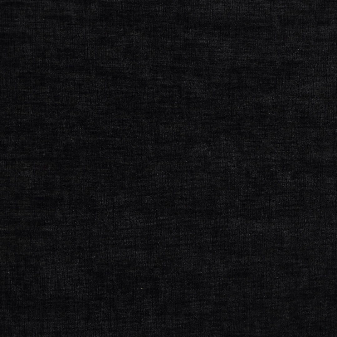Arlington Chenille Fabric Upholstered Bench — Black / Natural