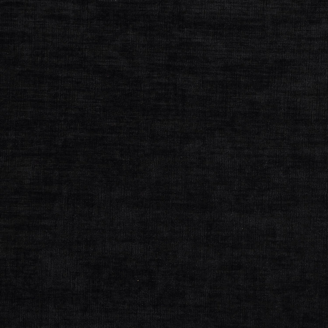 Arlington Chenille Fabric Upholstered Bench — Black / Black