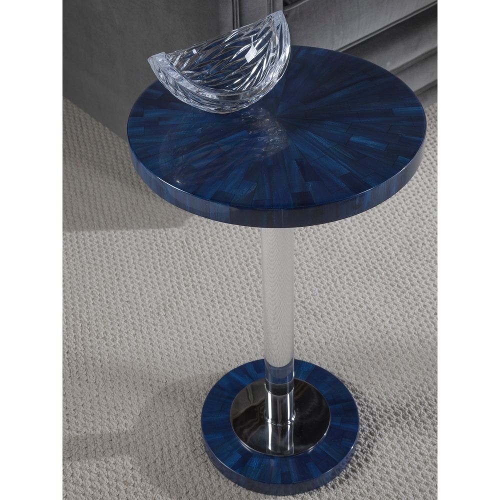 Side Tables Invicta Round Spot Table - Navy Blue