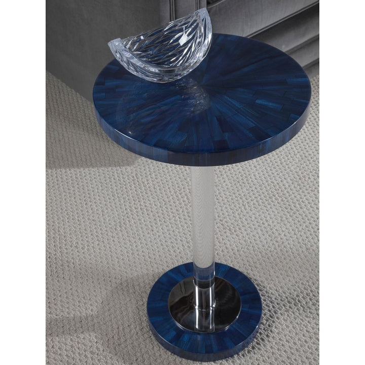 Side Tables Invicta Round Spot Table - Navy Blue