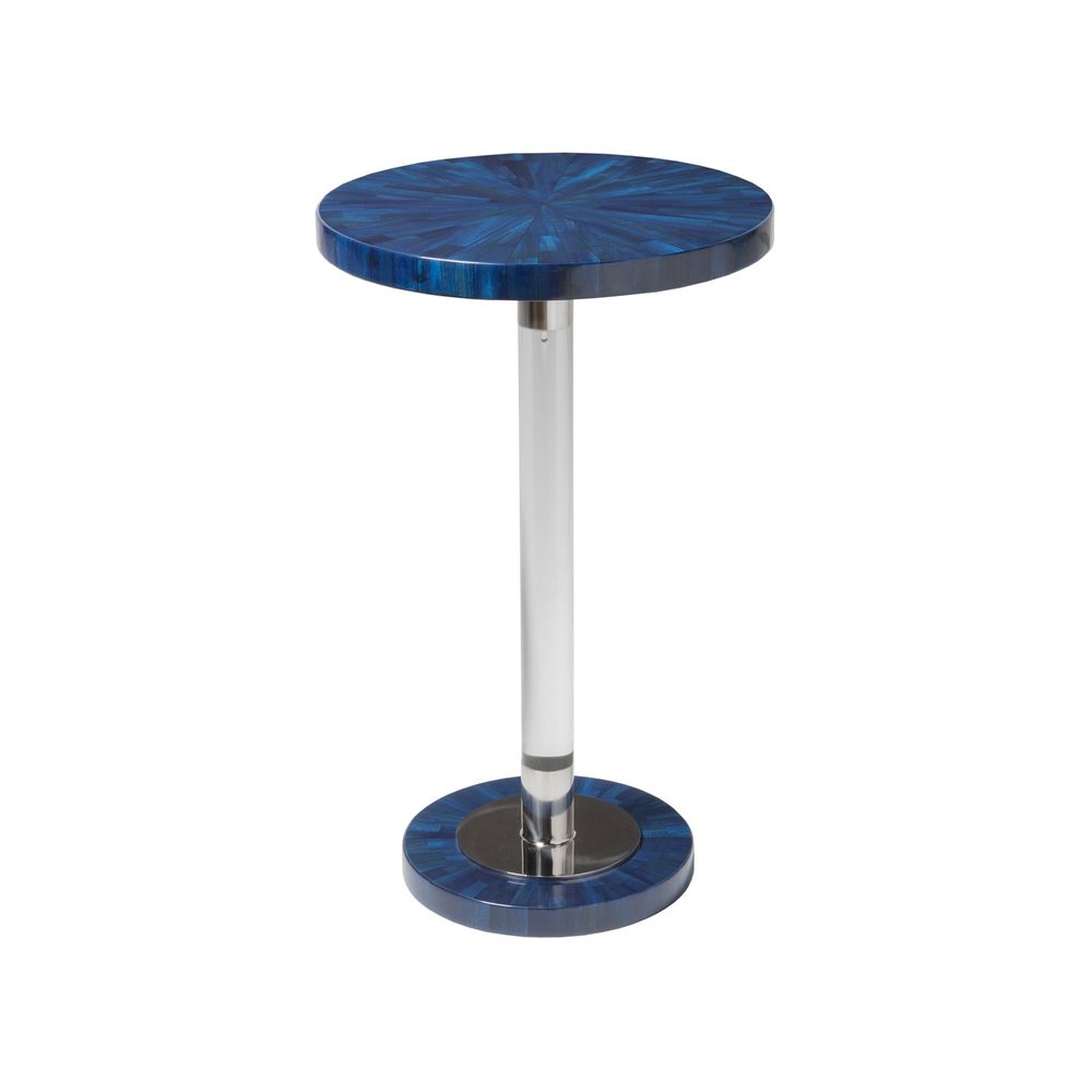 Side Tables Invicta Round Spot Table - Navy Blue