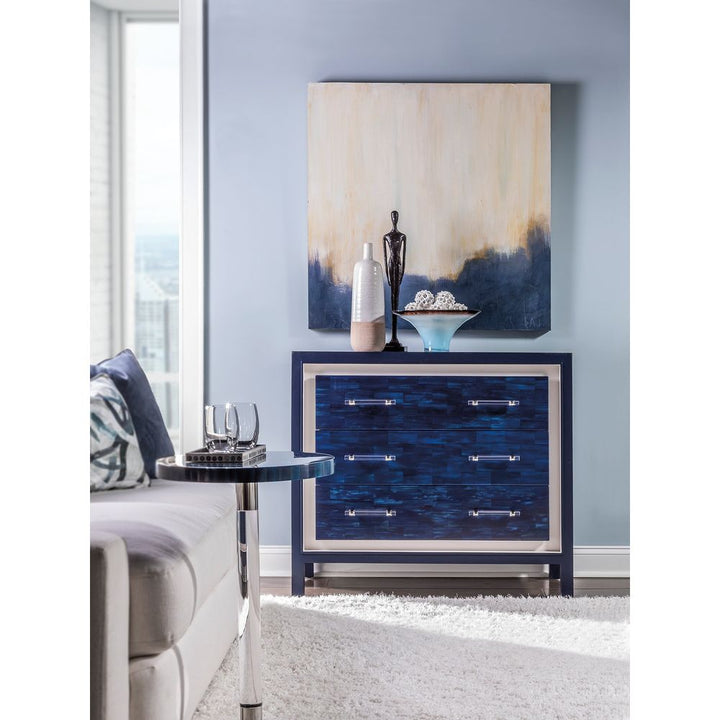 Cabinets & Curios Invicta Hall Chest - Navy Blue