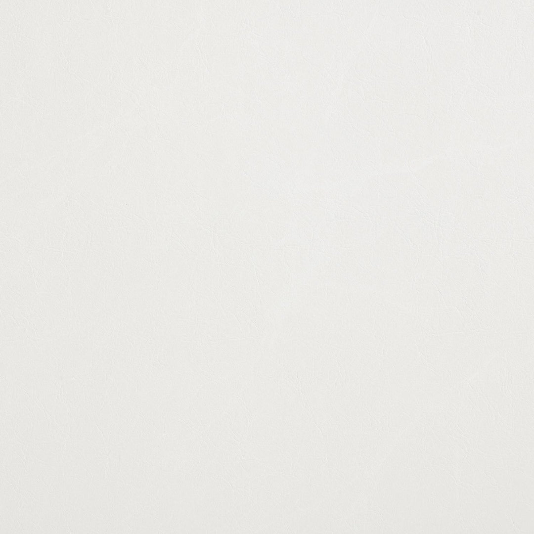 Delphine Vegan Leather Upholstered Bench — Cream / Brown