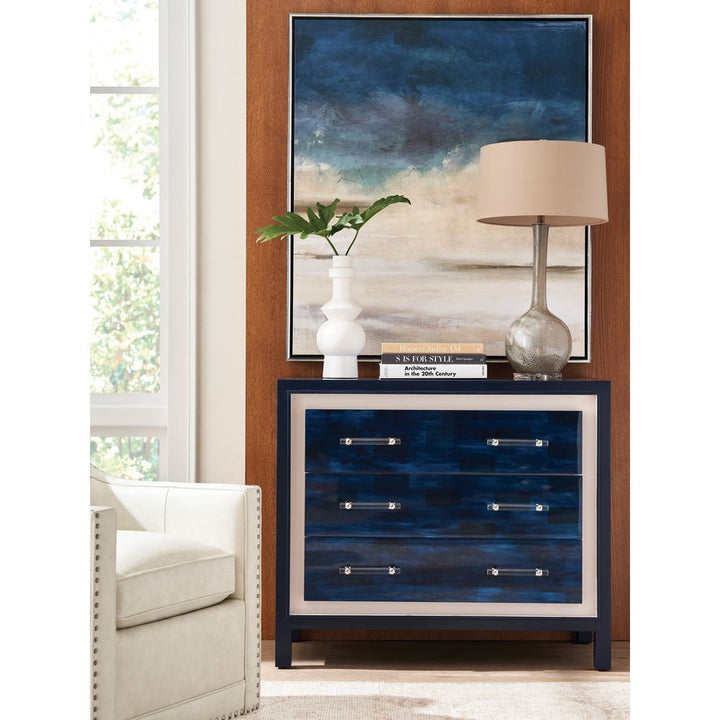 Cabinets & Curios Invicta Hall Chest - Navy Blue