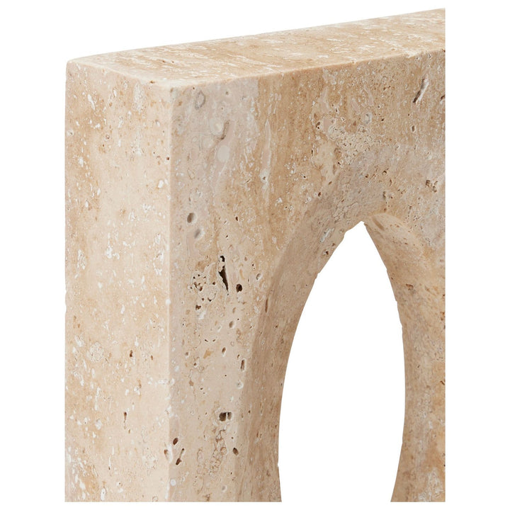 Demi Travertine Bookends Set of 2