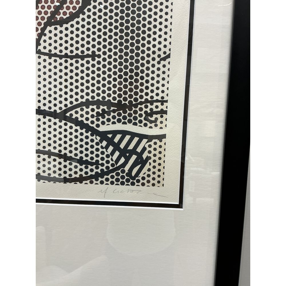 Wall Art Lichtenstein Serigraph - Woman Giving Massage