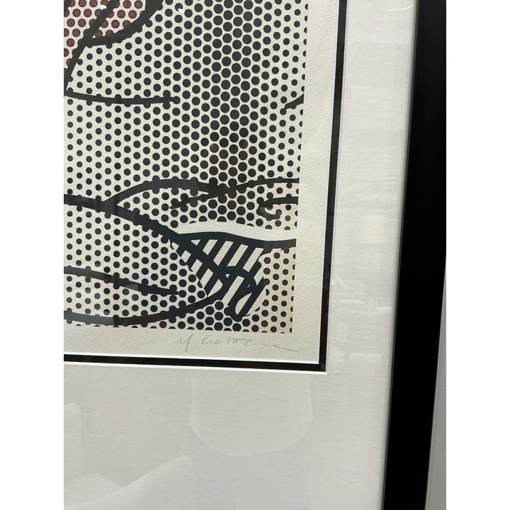 Wall Art Lichtenstein Serigraph - Woman Giving Massage