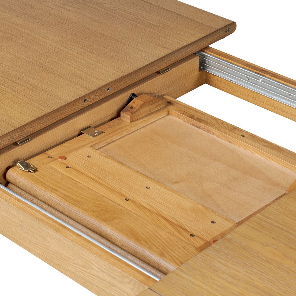 Harper Extension Dining Table - Fawn Oak Veneer