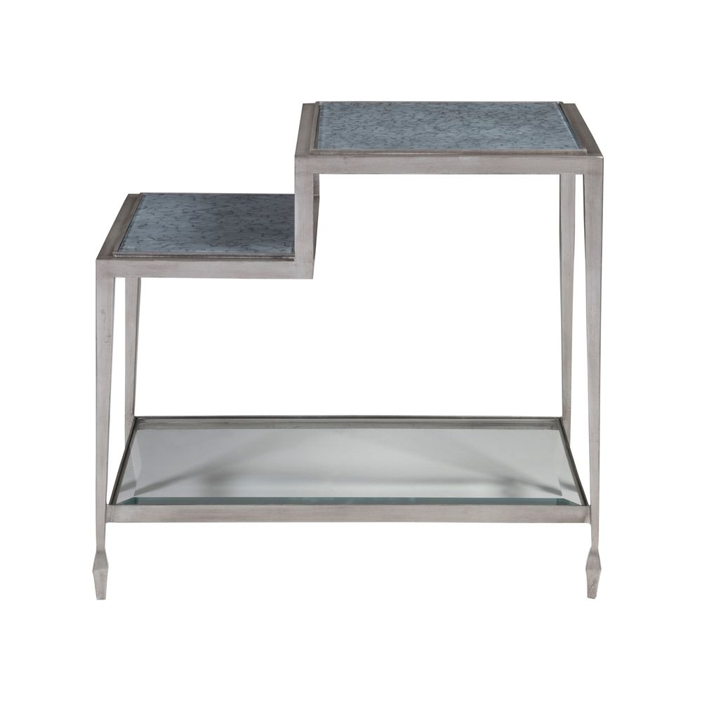 Side Tables Sashay Silver Rectangular End Table - Silver Foil