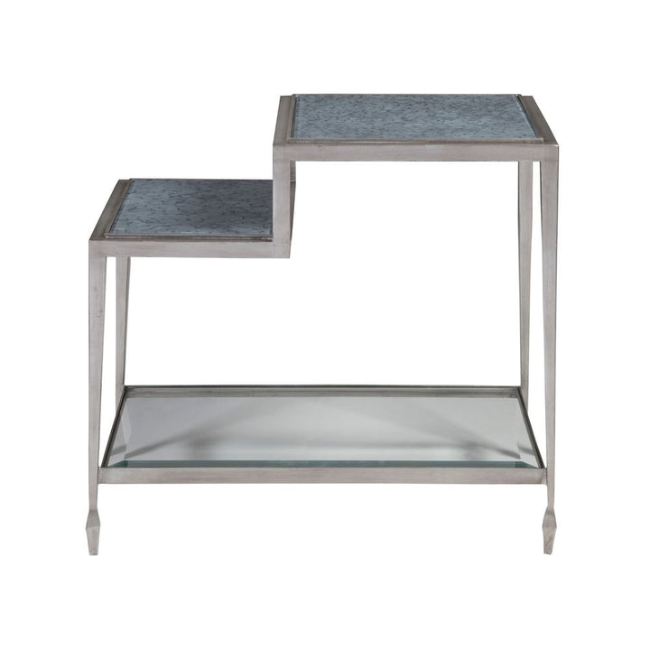 Side Tables Sashay Silver Rectangular End Table - Silver Foil