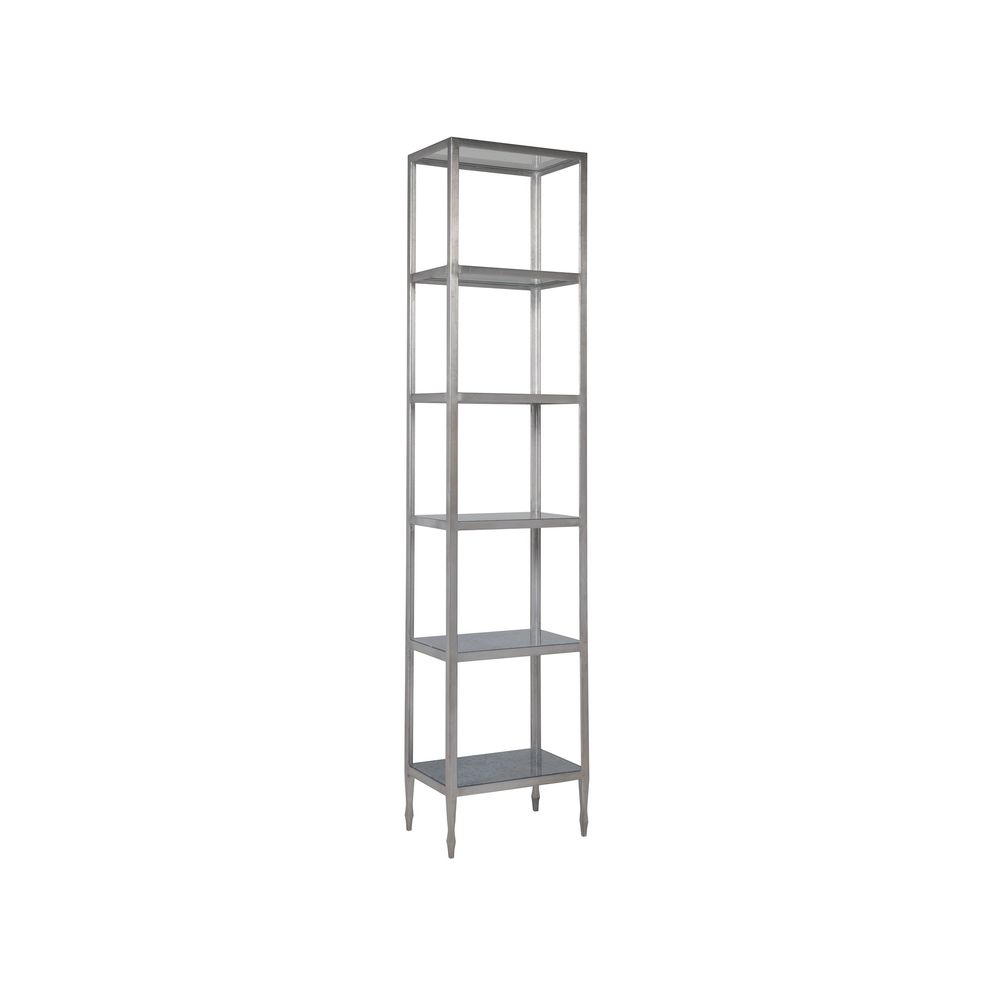 Bookcases & Etageres Sashay Silver Slim Etagere - Silver Foil