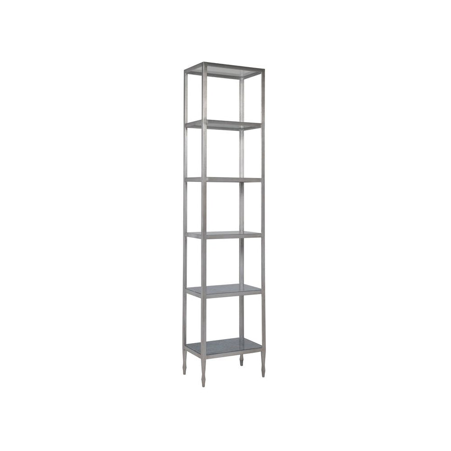 Bookcases & Etageres Sashay Silver Slim Etagere - Silver Foil